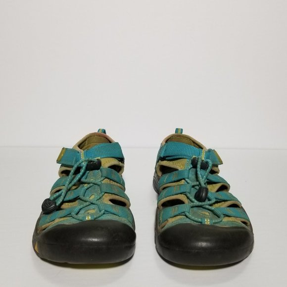 KEEN Blue Strappy Bungee Waterproof Sandals - Picture 4 of 8